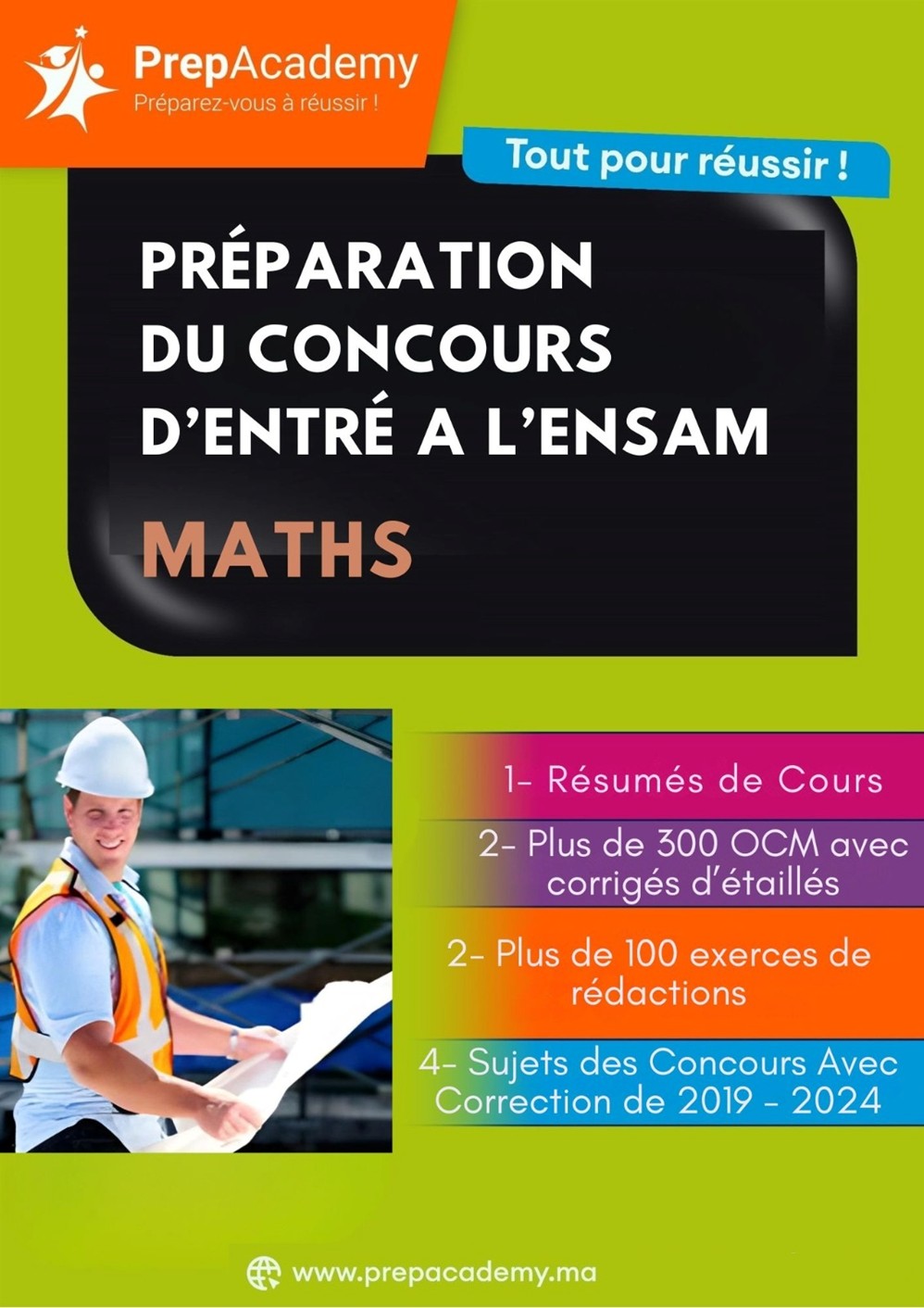 Préparation ENSAM — Mathématiques
